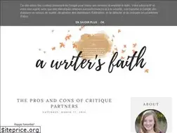 Sites similar to awritersfaith.blogspot.com