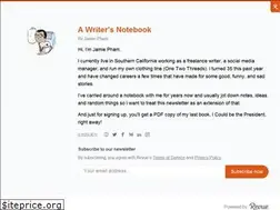 Sites similar to awritersnotebook.com