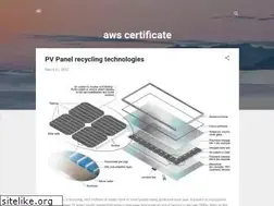Sites similar to aws-certificate.blogspot.com