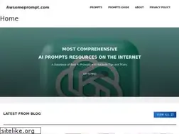 Sites similar to awsomeprompt.com