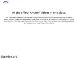 Sites similar to awsvideocatalog.com