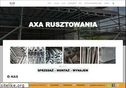 Sites similar to axa-rusztowania.pl