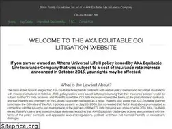 Sites similar to axacoilitigation.com