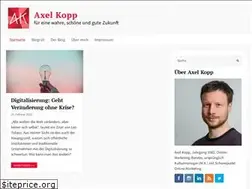Sites similar to axelkopp.com