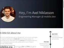 Sites similar to axelniklasson.se
