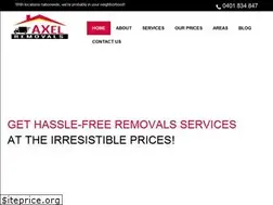 Sites similar to axelremovals.com.au