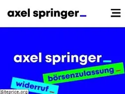 Sites similar to axelspringer.de