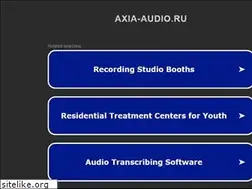 Sites similar to axia-audio.ru