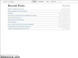 Sites similar to axil.github.io