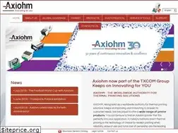 Sites similar to axiohm.com