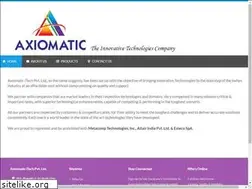 Sites similar to axiomatic.in