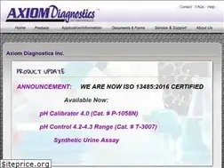 Sites similar to axiomdiagnostics.com