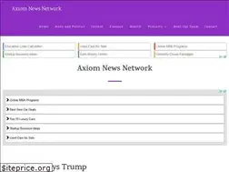 Sites similar to axiomnewsnetwork.com