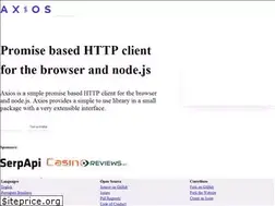 Sites similar to axios-http.com