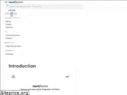 Sites similar to axios.nuxtjs.org
