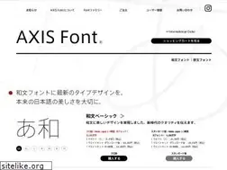 Sites similar to axisfont.com