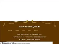 Sites similar to axisnaturalfoods.com