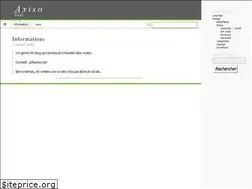 Sites similar to axiso.net