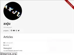 Sites similar to axju.de