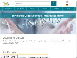 Sites similar to axolabs.com