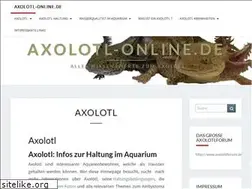 Sites similar to axolotl-online.de