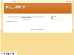 Sites similar to axyy-filme.blogspot.com