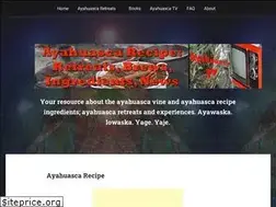 Sites similar to ayahuascarecipe.org