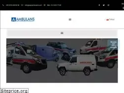Sites similar to ayanambulans.com