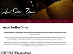 Sites similar to ayatseribudinar.com