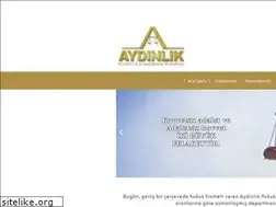 Sites similar to aydinlikhukuk.com