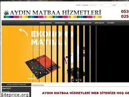 Sites similar to aydinmatbaahizmetleri.com