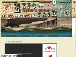 Sites similar to ayersclifffair.com