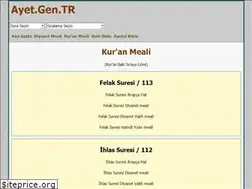 Sites similar to ayet.gen.tr