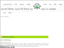 Sites similar to ayetel-kursi.com