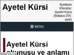 Sites similar to ayetel-kursi.gen.tr