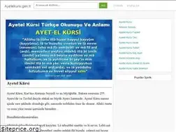 Sites similar to ayetelkursi.gen.tr