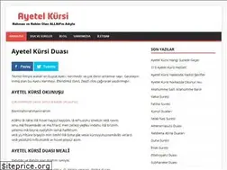 Sites similar to ayetelkursiduasi.com
