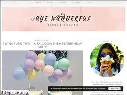 Sites similar to ayewanderful.com