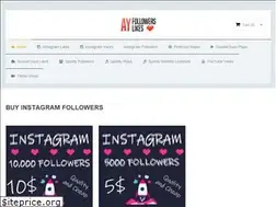 Sites similar to ayfollowerslikes.com