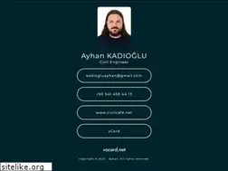 Sites similar to ayhankadioglu.com