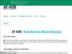 Sites similar to aykurmezarbakimankara.com
