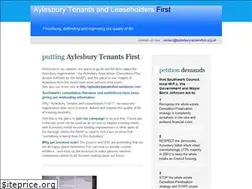 Sites similar to aylesburytenantsfirst.org.uk