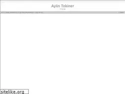 Sites similar to aylintekiner.com