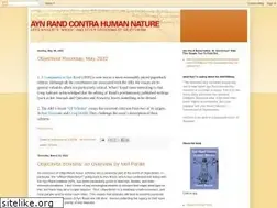Sites similar to aynrandcontrahumannature.blogspot.com