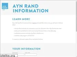 Sites similar to aynrandinfo.com