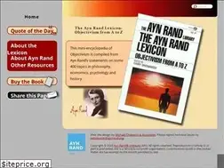 Sites similar to aynrandlexicon.com