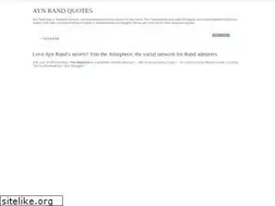 Sites similar to aynrandquotes.com