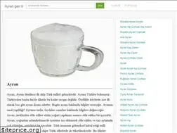 Sites similar to ayran.gen.tr