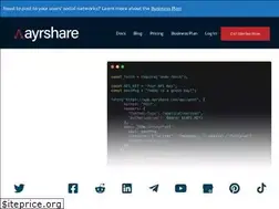 Sites similar to ayrshare.com
