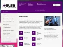 Sites similar to aysajenerator.com.tr
